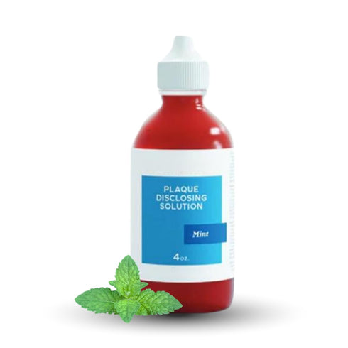 Disclosing Solution for Teeth, 4 oz. Mint Flavor, Effective Alternative to Dental Disclosing Tablets