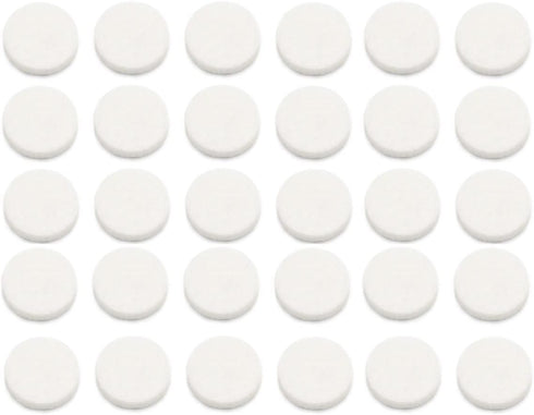 Car Air Vent Clip Replacement Pads, 50Pcs White, Unscented Refill Tablets for Car Air Freshener Clips