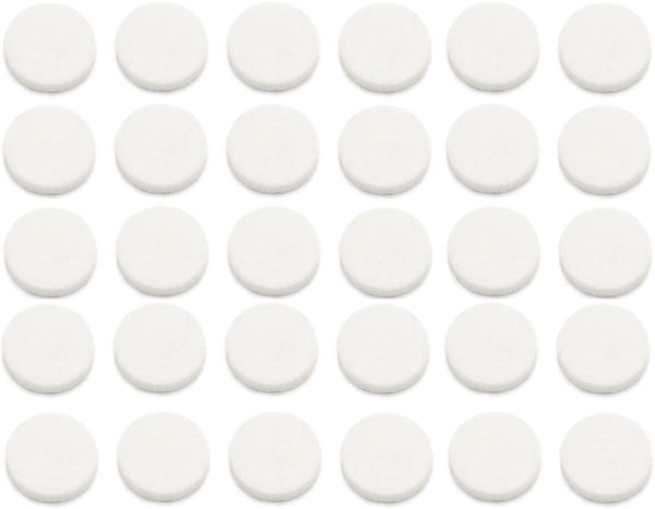 Car Air Vent Clip Replacement Pads, 50Pcs White, Unscented Refill Tablets for Car Air Freshener Clips