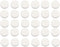 Car Air Vent Clip Replacement Pads, 50Pcs White, Unscented Refill Tablets for Car Air Freshener Clips