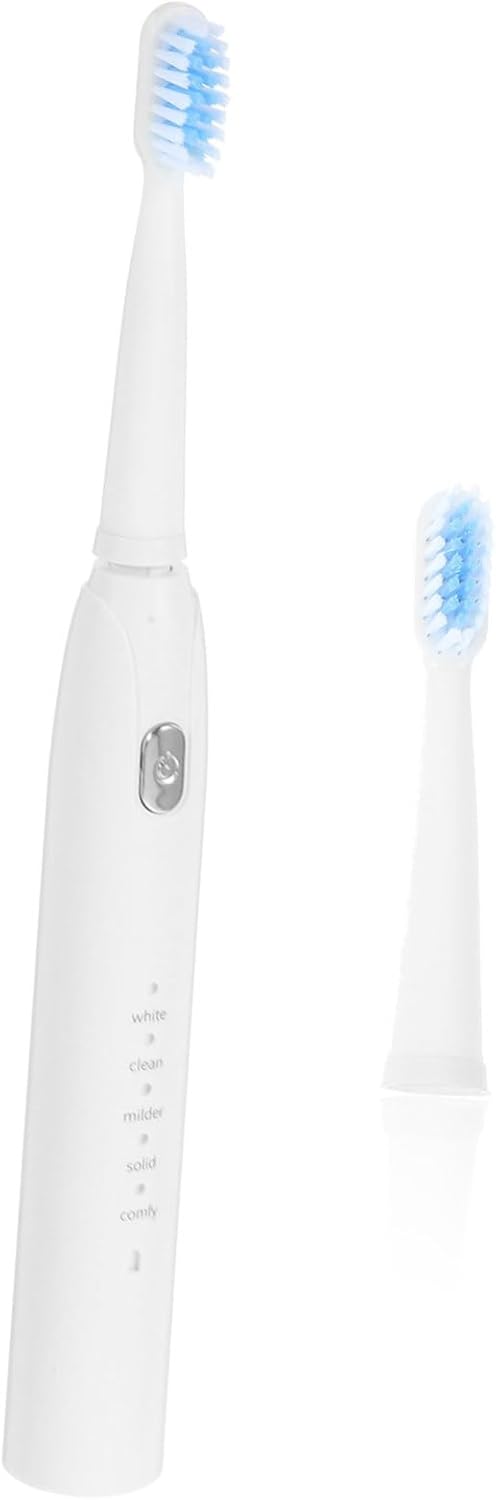 KOMBIUDA Electric Toothbrush with Five Speed Vibration Soft Bristle USB Rechargeable Battery