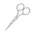 Professional Grooming Scissors, Stainless Steel Fine Straight Tip Scissors, 3.9 Inch for Facial Hair Removal