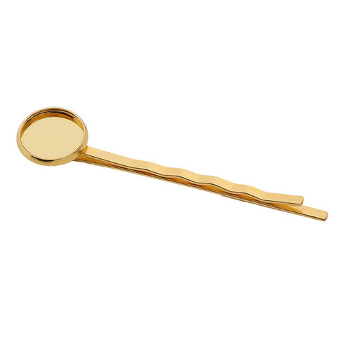 Jewelry Tray Bobby Pin 40PCS DIY Round Hair Clips No-Metal Snap for Accessories (Mixed Coloring)