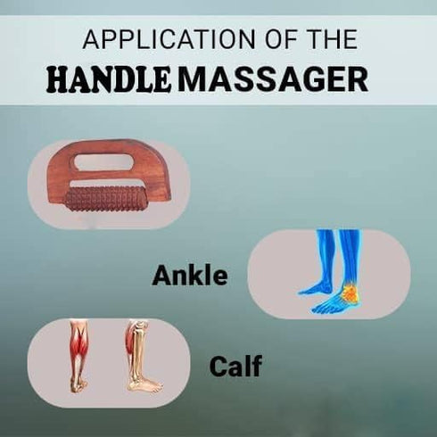 TruekartDeals Jimmy Set, 6 Massage Wooden Foot Roller Massager Hand Face Neck Acupressure Tools for Pain Relief