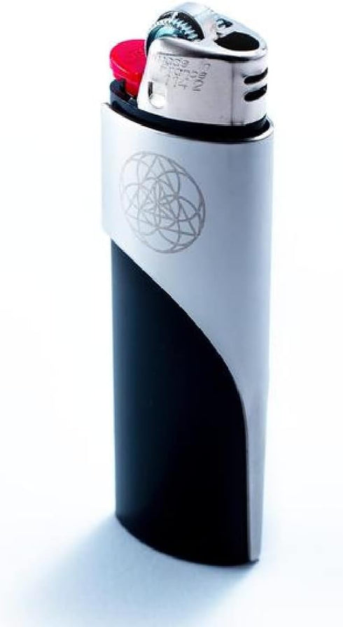 Kashers Sacred Geometry Lighter Tool with Lighter - Lightweight & Multipurpose Accessory for Lighters - Suitable to use