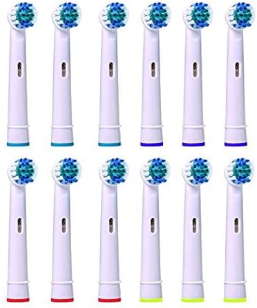 12pack Replacement Toothbrush Heads Compatible with Oral B Electric Toothbrushes, Fit for Advance Power/Pro Health