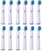 12pack Replacement Toothbrush Heads Compatible with Oral B Electric Toothbrushes, Fit for Advance Power/Pro Health