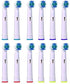 12pack Replacement Toothbrush Heads Compatible with Oral B Electric Toothbrushes, Fit for Advance Power/Pro Health
