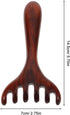 Wooden Scalp Massager Tool, Natural Wood Therapy Massage Comb for Stress Relief, Manual Head & Foot Massage Tool