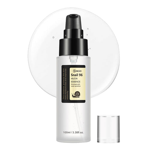 Snail Mucin Serum 96%, Advanced Power Repairing Essence with Snail Secretion Filtrate and Sodium Hyaluronate for All