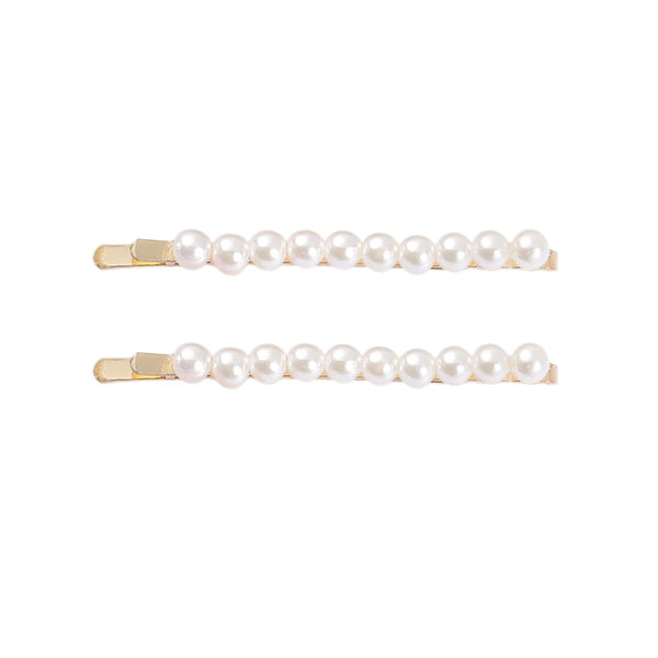 Pearl Bobby Pins Gold: 2Pcs Vintage Elegant Hair Clips for Women, Ideal Gifts for Her