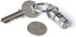 GUS Micro Pill Fob, Made in USA, Stainless Steel Keychain Pill Holder, Holds Two Emergency Aspirin
