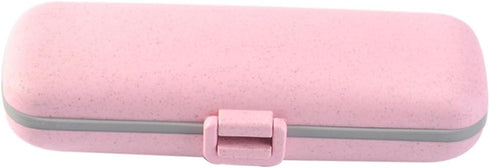 Ipetboom 3 Pcs Portable Medicine Organizer Box Labels Weekly Pill Dispenser Sturdy Plastic Odorless Travel-Friendly