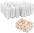 Merkaunis 120 Pcs 12 Count Plastic Egg Cartons Cheap Bulk, 3x4 Grids Clear