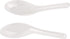 Juvale 200 Pack Disposable Chinese Soup Spoons, Clear Plastic Utensils for Ramen, Pho