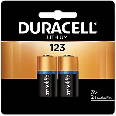 Ultra High-Power Lithium Battery, 123, 3V, 2/Pack, Sold as 1 Package