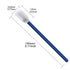 Wellgler's 5.11" Gun Cleaning Swabs, Lint Free Foam Swabs on Stick, 50pcs Navy Blue