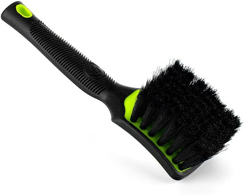 ProGrip Interior Scrub Brush by Detail Factory - Soft Bristles, Rubber Grip, Curved Head Profile