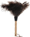Anti-Static Ostrich Feather Duster, Wooden Handle Dust Cleaning Tool for Dusting