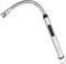 SUPRUS Electric Candle Lighter, USB Type C Rechargeable with Steel Shell & 360° Flexible Neck (Silver)