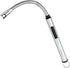SUPRUS Electric Candle Lighter, USB Type C Rechargeable with Steel Shell & 360° Flexible Neck (Silver)