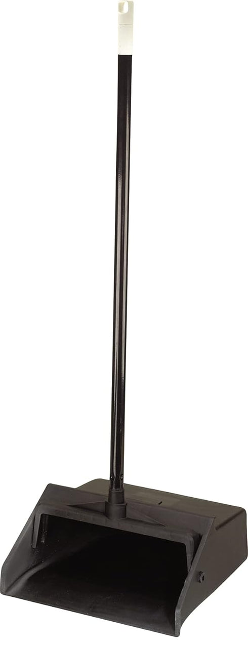 Carlisle FoodService Products Duo-Pan Upright Dust Pan, 30 Inches, Black for Floor Cleaning