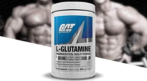 GAT Sport L-Glutamine Unflavored, 10.58oz (300g)