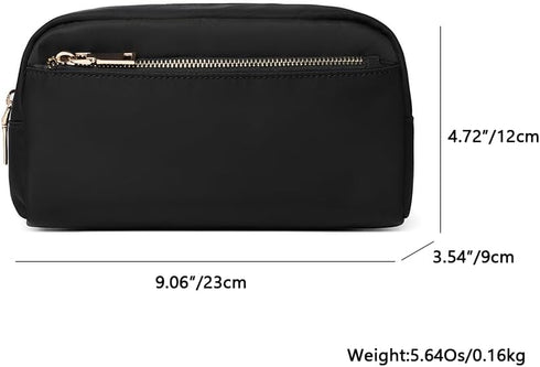 Large Capacity Waterproof Cosmetic Bag, Portable Toiletry Bag for Women, Travel Organizer with Adjustable Dividers