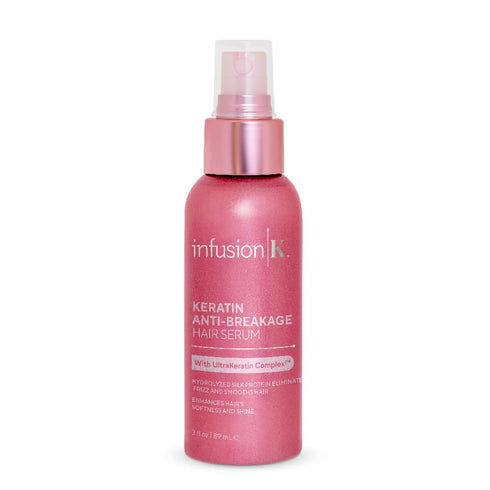 Keratin Anti-Breakage Hair Serum with UltraKeratin Complex, Silk Protein for Frizz Control, Color Safe, 3 oz