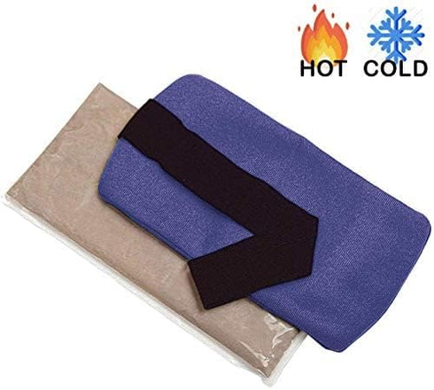 Thermipaq Icy Cold Pain Relief Wrap - Large 8x14 Knee Ice Pack Wrap for Long Lasting Relief - Adjustable Strap for