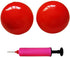 TWAKYIS Yoga Massage Ball Smooth Ball 4 Inch Adjustable Firmness Massage Roller Balls