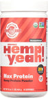 Manitoba Harvest Hemp Yeah! Organic Max Protein Powder, Unsweetened, 16oz, 20g Protein, Keto-Friendly