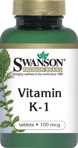 K-1 100 100 Swanson Vitamin mcg Tabs