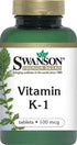 K-1 100 100 Swanson Vitamin mcg Tabs
