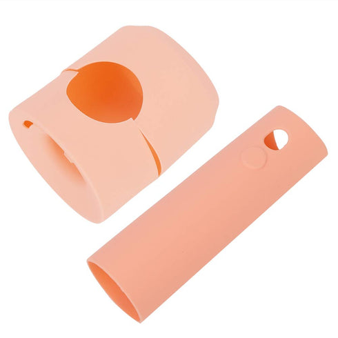 Silicone Hair Dryer Protective Cover for Dyson, Anti-Scratch Shockproof Dust Droof Travel Case Cover (Coral Orange)