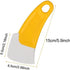3 Pcs Heat Resistant Silicone Pan Cleaning Scraper, Greasy Cleaning Tools for Household Pots and Dishes in Kitchen