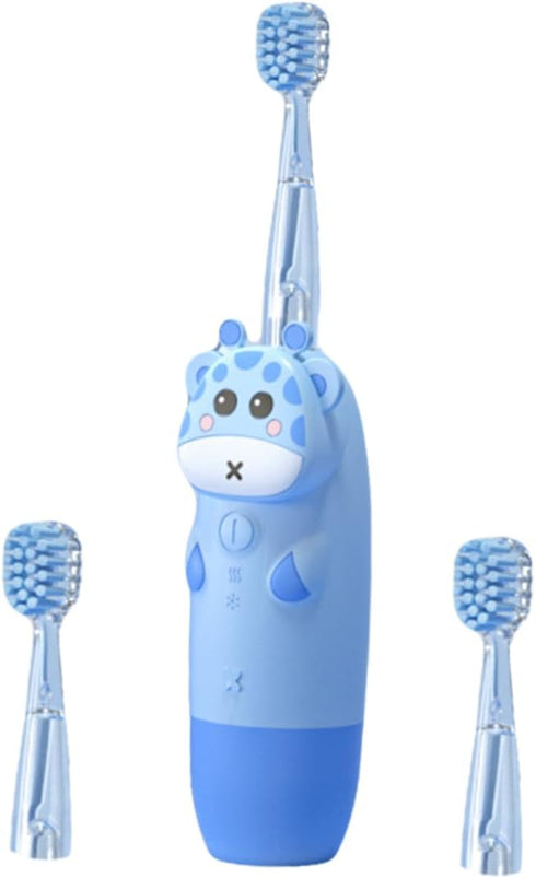 LOORGVEL Sonic Electric Toothbrush with Colorful Lights Soft Brush Heads for Teeth Cleaning