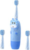 LOORGVEL Sonic Electric Toothbrush with Colorful Lights Soft Brush Heads for Teeth Cleaning