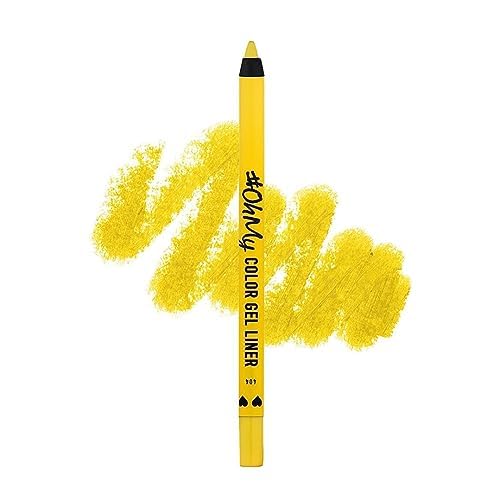 Lamel OhMy Color Gel Eyeliner Pencil - Long Lasting, Waterproof, Highly-Pigmented Vibrant Colored Eyeliner