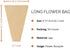 Supplies-50 Counts (4.7"x14"x22"L) BBJ WRAPS Long Flower Bags for Bouquets, Large Flower Sleeves for Bouquets Supplies
