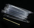 yueton 2 Set Total 100 Tips Transparent Fan-shaped Nail Art Tips Display, Polish Board Practice Sticks Tool
