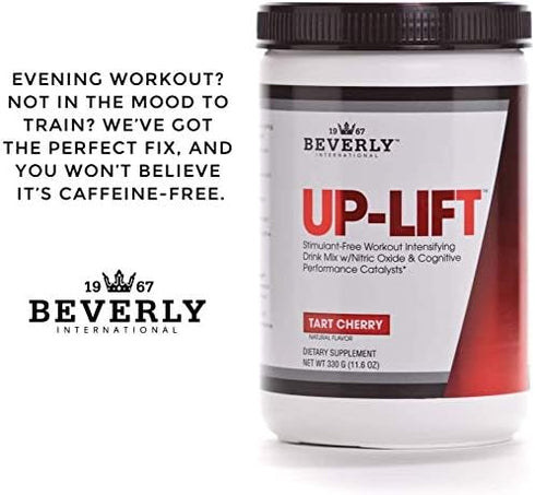 Beverly International Up-Lift 330 grams Workout Energy Drink Mix, Stimulant Free, Nitric Oxide & Cognitive Catalysts