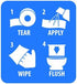 Toilet Paper Spray, Eco-Friendly Wet Wipe Alternative, Cleanses and Soothes with Witch Hazel and Aloe, 2 Fl Oz (3 Pack)