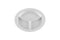 G.E.T. CP-530-W-EC Heavy-Duty 3 Compartment Plastic Divided Plates, Deep Sided, 9", White (Set of 4)