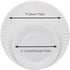 Hygloss Products Paper Plates - Uncoated White Plate, 6-Inches, 100 Pack, Environmentally Friendly, Recyclable
