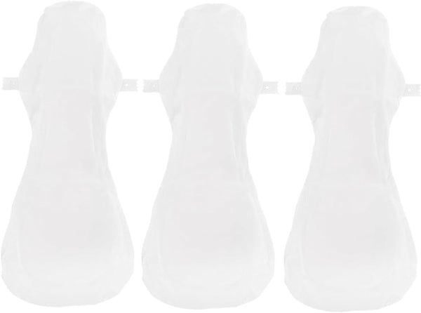 TOPPERFUN Reusable Sanitary Napkins 3pcs Washable Cotton Menstrual Pads Leakproof Sanitary Towels for