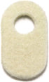 YJ2456, Hole-1/8 Felt-100 Pack Dr. Jills Foot Pads, Latex Free Corn Pad with Off Center