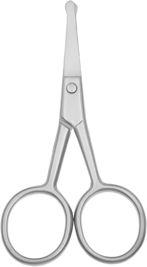 Safety Hair Scissors, Stainless Steel Blunt Tip Scissor for Professional Grooming, Hair Cutting for Men & Women