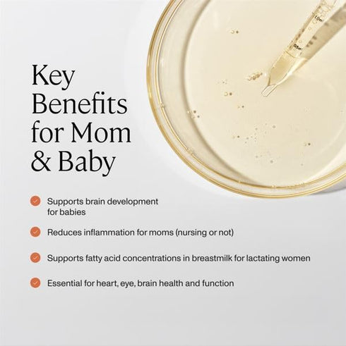 ANYA Omega-3 with 300mg of DHA and EPA, Clean Ingredients, Non-GMO, 100% Vegan, Gluten, Soy, and Dairy Free. New Moms’ Recovery & Breastfeeding, Postnatal Supplement, Lactation Support