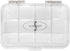 Mango 12 Sections Empty Makeup Palette - Depotting Case for Custom Makeup Organization